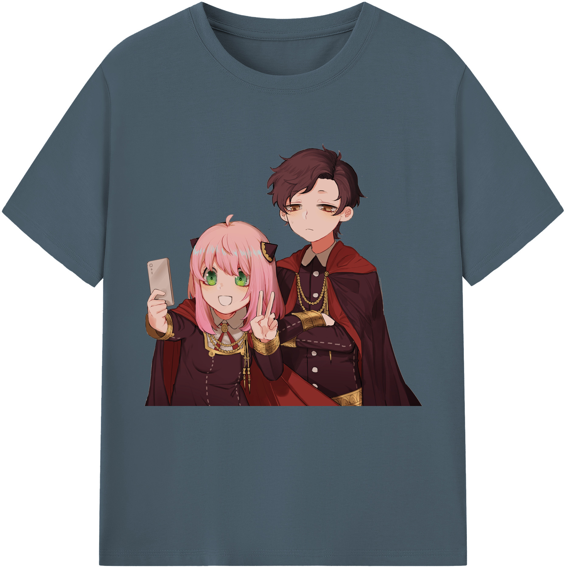 （画像用） SPY×FAMILY间谍家家酒 綿100％半袖Tシャツ（フロントプリント）